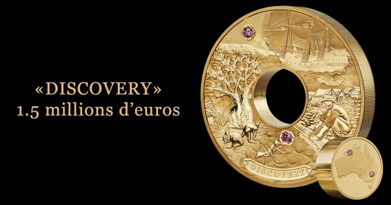 Discovery pièces d'or à 1.5 millions d'euros