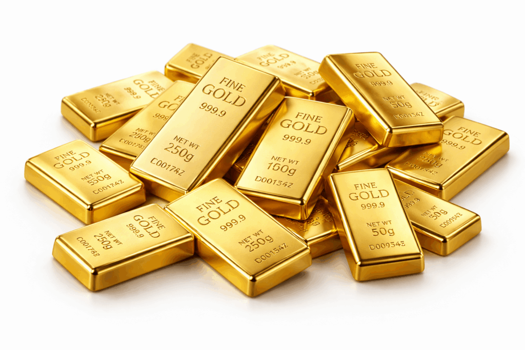 Achat de lingots et lingotins d'or